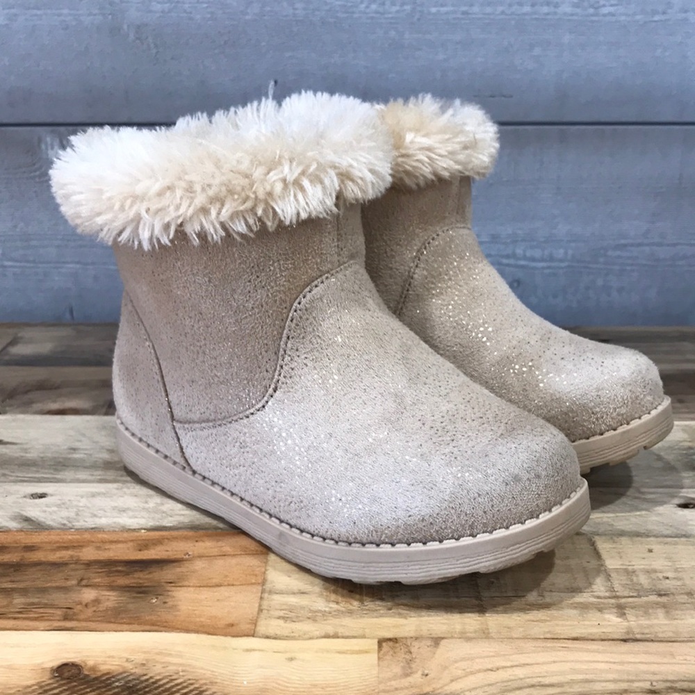 Girls Tan Boots Size 9